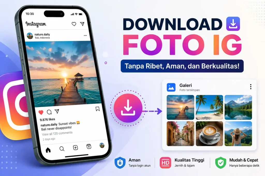 Cara Download Foto IG dengan Mudah dan Aman