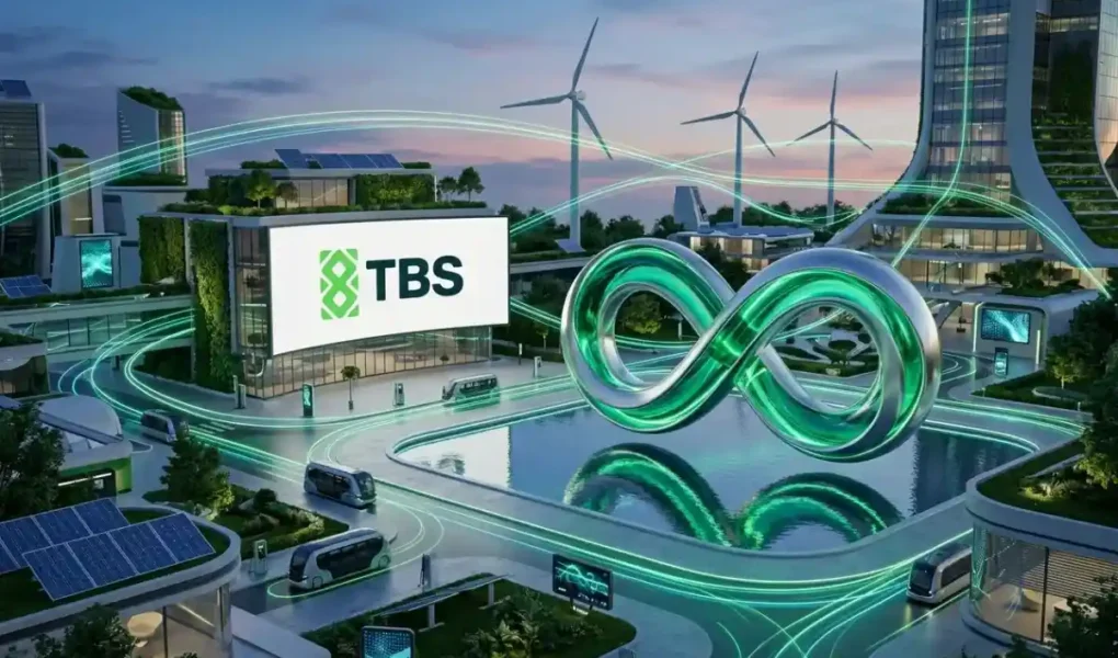 makna infinity dalam logo TBS terbaru