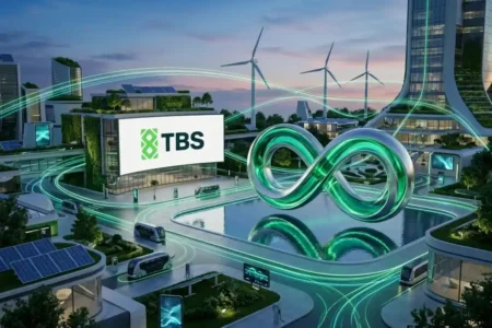makna infinity dalam logo TBS terbaru